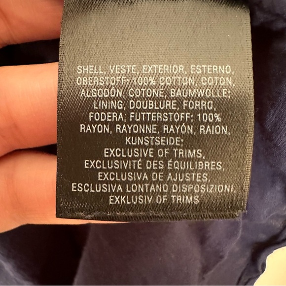 Anthropologie’s Akemi Kin Sz 2 Cottagecore Dress Navy Blue Plaid Codie Lace - Picture 14 of 16